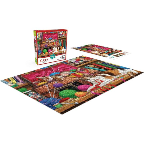 Buffalo Games "Cats Comfy Spot" 750 Piece Puzzle