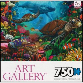 Art Gallery "Turtle Ocean Voyage" 750 Piece Puzzle