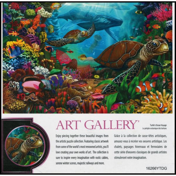 Art Gallery "Turtle Ocean Voyage" 750 Piece Puzzle