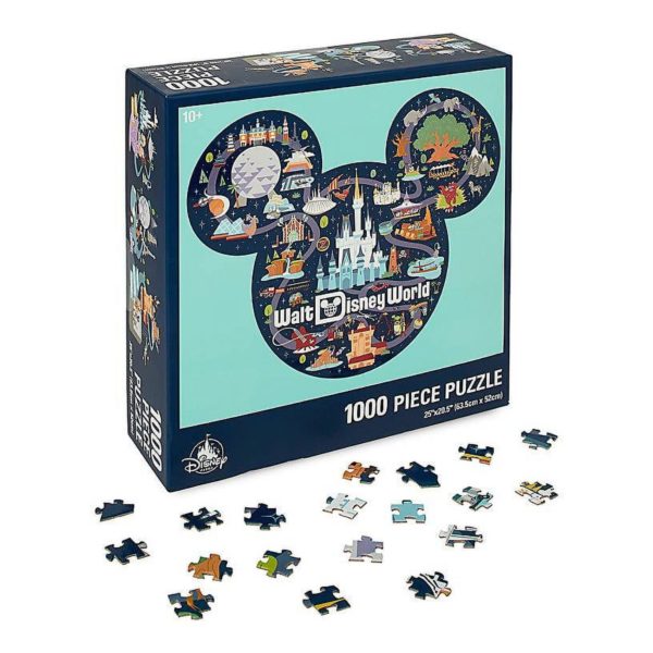 Disney Parks Life Mickey Mouse Icon Walt Disney World Map 1000 Pc Puzzle
