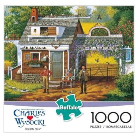 Buffalo Games Charles Wysocki "Pigeon Pals" 1000 Pieces Jigsaw Puzzle