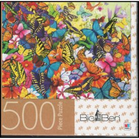 Big Ben Puzzles "Butterflies Galore" 500 Piece Puzzle