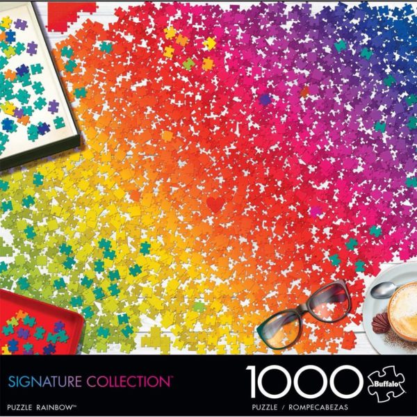 Buffalo Games Signature Collection Puzzle Rainbow 1000 Pieces Jigsaw Puzzle
