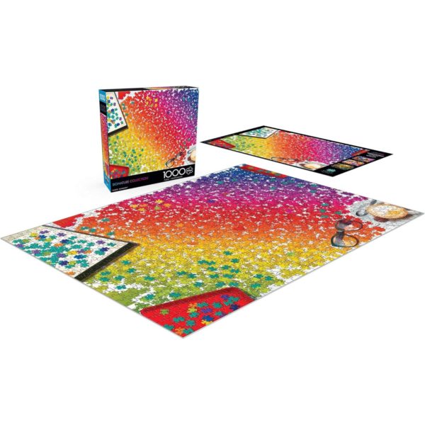 Buffalo Games Signature Collection Puzzle Rainbow 1000 Pieces Jigsaw Puzzle