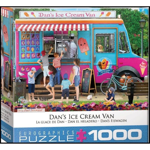 Eurographics "Dan's Ice Cream Van" 1000 Piece Puzzle by Paul Normand