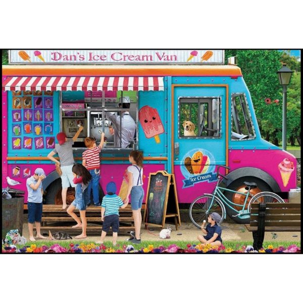 Eurographics "Dan's Ice Cream Van" 1000 Piece Puzzle by Paul Normand