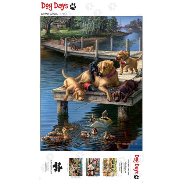 Buffalo Games Dog Days "Summer School" 750 Pieces Jigsaw Puzzle
