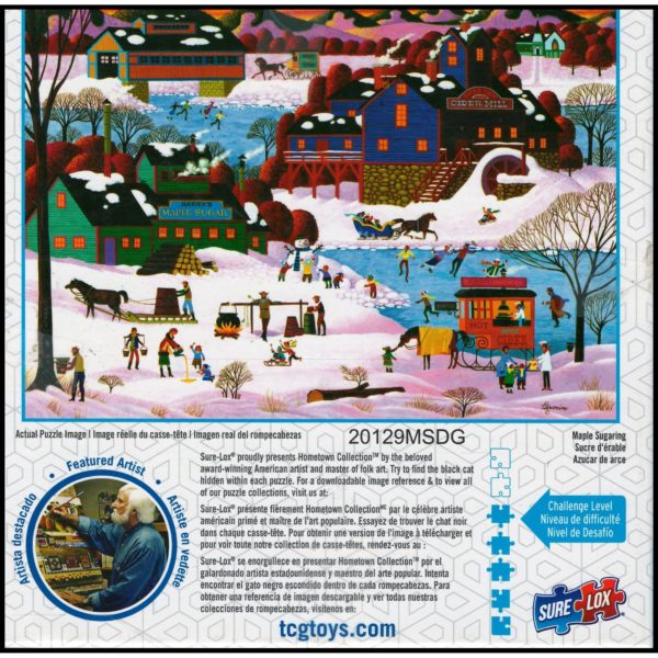 Hometown Collection "Maple Sugaring" 1800's Wintertime 1000 Piece Puzzle