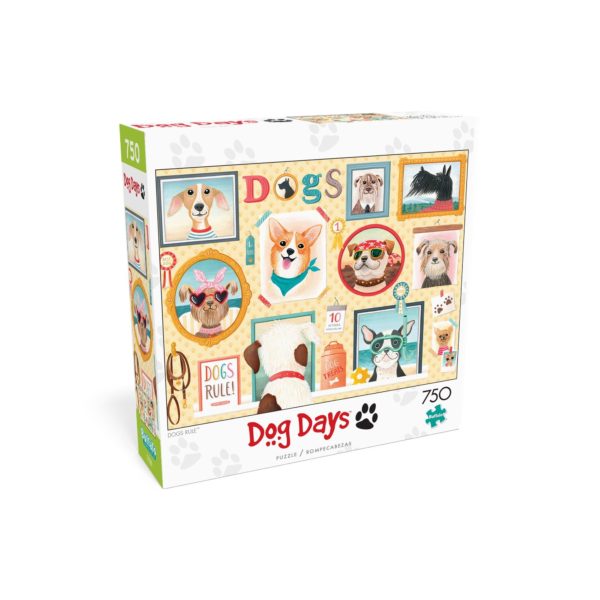 Buffalo Games Dog Days "Dogs Rule" 750 Piece Jigsaw Puzzle