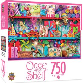 MasterPieces Once Upon a Shelf Celebrate Good Times - Party Favors 750 Piece Jigsaw Puzzle by Aimee Stewart