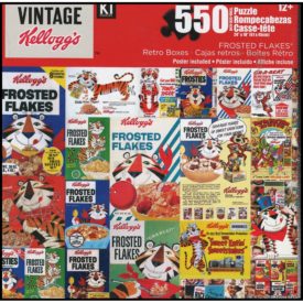 2021 "Vintage Kellogg's Retro Cereal Boxes Jigsaw Puzzle 550 Piece