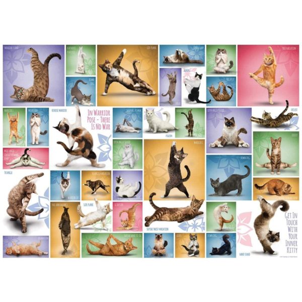 Eurographics "Yoga Cats" 1000 Piece Puzzle