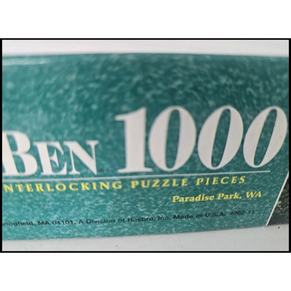 Vintage 1998 MB Big Ben "Paradise Park, Washington" 1000 Piece Puzzle