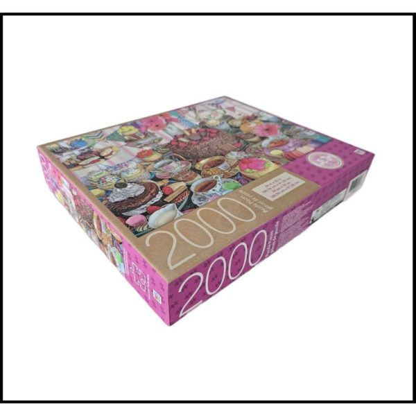 Artist Lars Stewart "Tea Party Tent" 2000 Piece Adult Jigsaw Puzzle