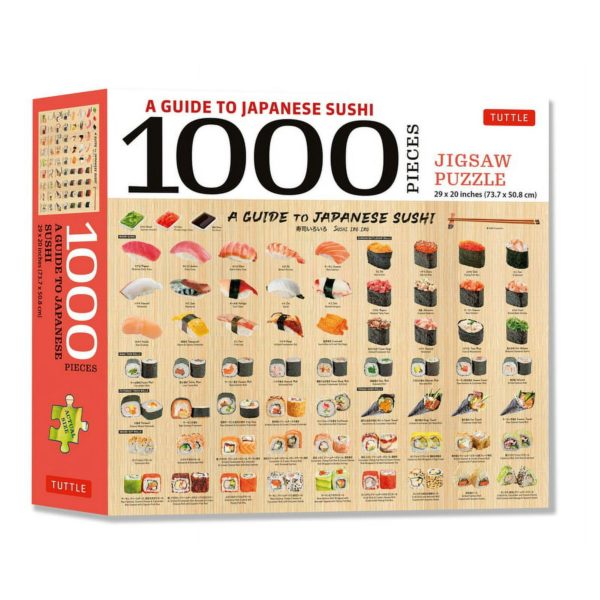 Tuttle Studio "A Guide to Japanese Sushi" 1000 Piece Jigsaw Puzzle