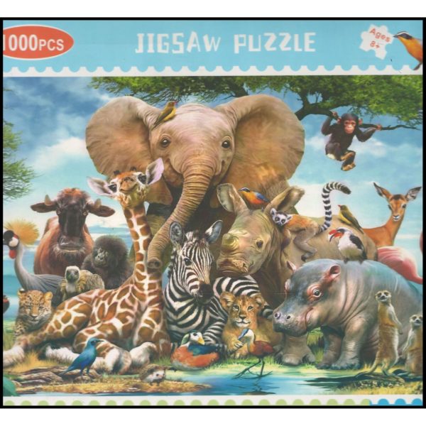 Animal Kingdom Africa 1000 Piece Puzzle