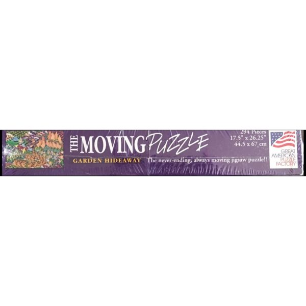 1994 The Moving Puzzle "Garden Hideaway" 294 Pieces Wildlife Animals Challenging