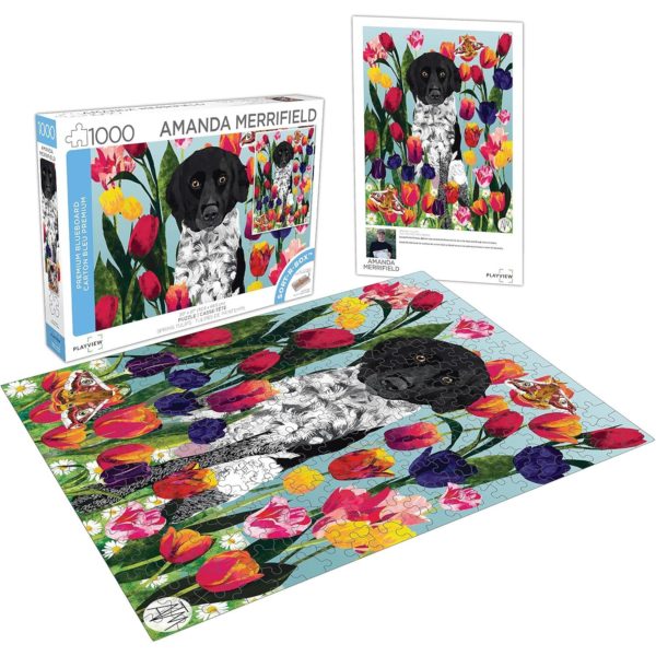 Amanda Merrifield "Spring Tulips" 1000 Piece Jigsaw Puzzle
