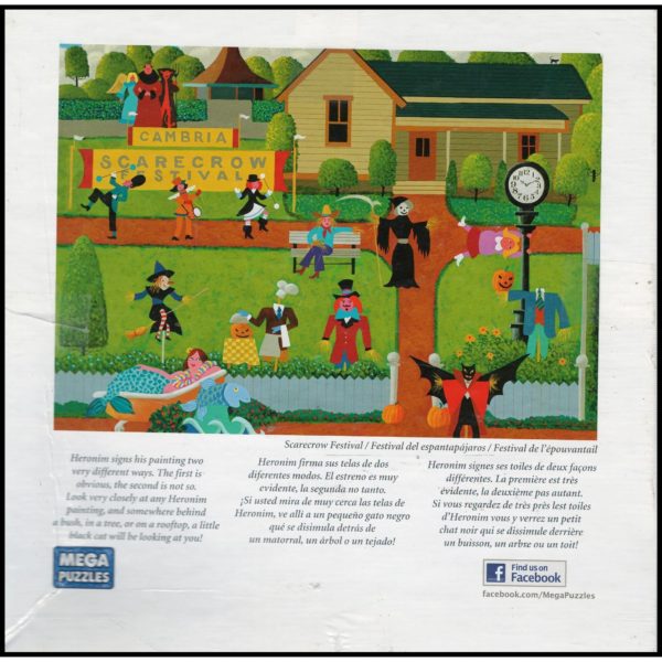 Hometown "Scarecrow Festival" Heronim 1000 Piece Puzzle