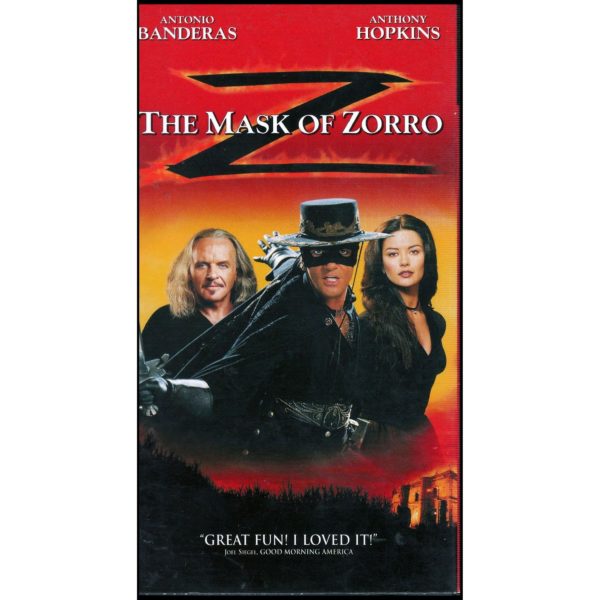The Mask of Zorro (VHS Tape)