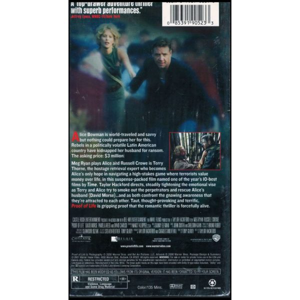 Proof of Life (VHS Tape)