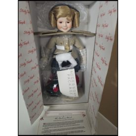 Dolls of the Silver Screen Shirley Temple "Wee Willie Winkie" Porcelain Doll 14" Danbury Mint