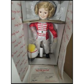 Dolls of the Silver Screen Shirley Temple "Poor Little Rich Girl" Porcelain Doll 14" Danbury Mint