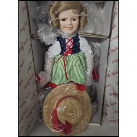 Dolls of the Silver Screen Shirley Temple "Hedi" Porcelain Doll 14" Danbury Mint