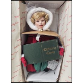 Christmas Doll Collection Shirley Temple "Little Caroler" Porcelain Doll 16" Danbury Mint