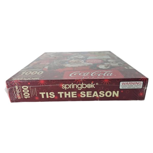 2006 Springbok Coca-Cola Santa "Tis The Season" 1000 Piece Jigsaw Puzzle 75th Anniversary