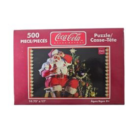 2004 Karmin Int'l Coca-Cola Santa 500 Piece Jigsaw Puzzle Ages 8+
