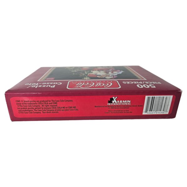2004 Karmin Int'l Coca-Cola Santa 500 Piece Jigsaw Puzzle Ages 8+