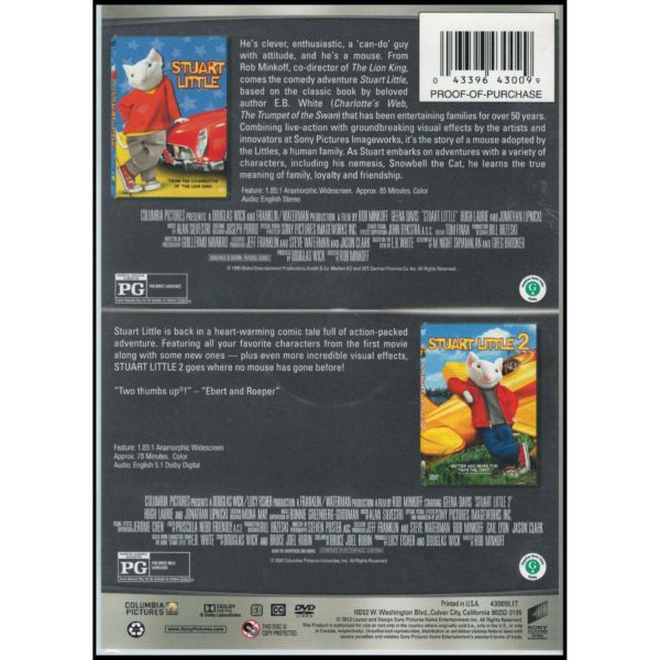 Stuart Little / Stuart Little 2 (DVD)