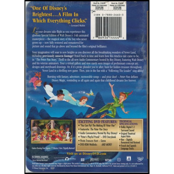 Peter Pan (Special Edition) (DVD)
